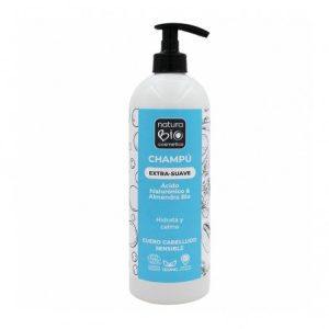 Natura Bio Champú extra suave ácido hialurónico & almendras Bio 740ml