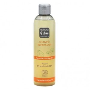 Natura Bio Cosmetics Champú natural Reparador aguacate y ginkgo Bio 250ml